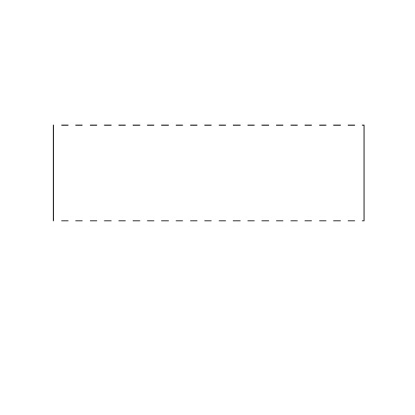 Dose Edge Label, Thermal Perfcut 1" x 3-1/4" White w/Black Bar